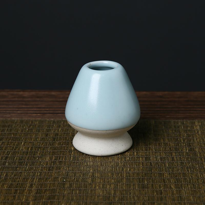 Matcha Tea Whisk Holder Ceramic Holder for Bamboo Matcha Chasen Fit for Matcha Chasen Tea Set Accessories
