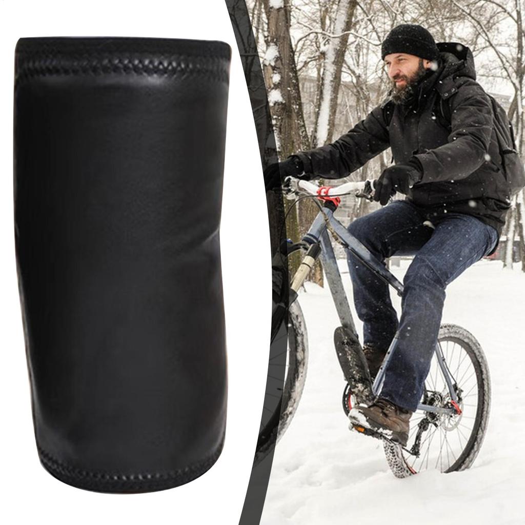 Elastische Kniekoker Thermische Beenbrace Motorfiets Kniewarmers Voor Fietsen Motorfiets Fiets Wintersport Dagelijks Woon-werkverkeer Kamperen