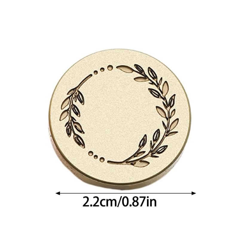 Wachssiegel-Stempelkopf mit Blumenprägung, Scrapbooking-Wachsstempelkopf für Dankeskarten, Einladungen, Umschläge, Verzierung