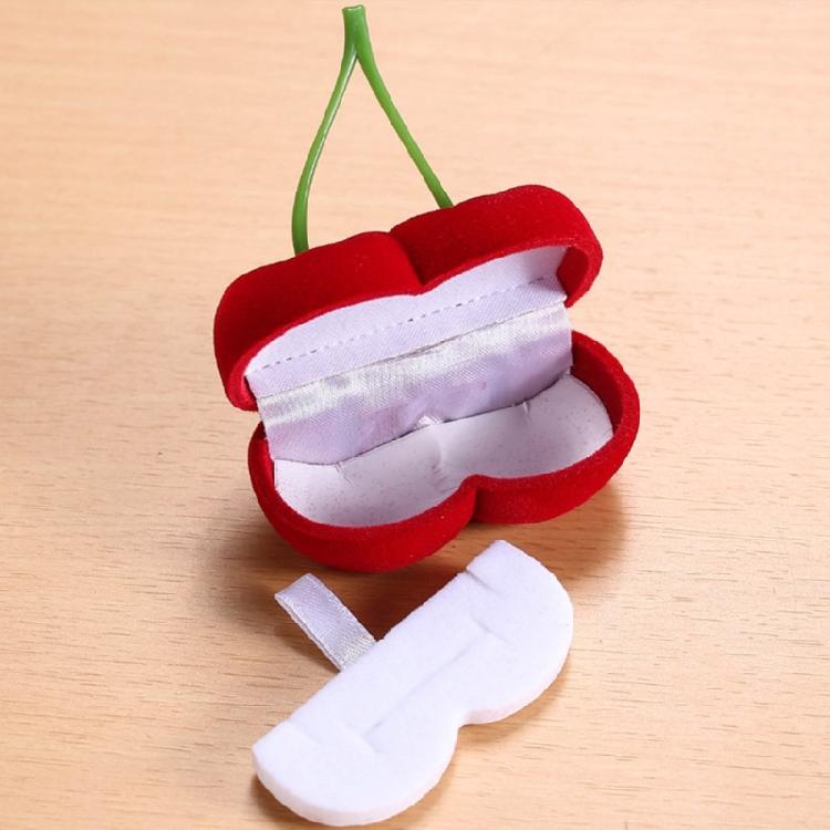 Convenient Jewelry Travel Case Versatile Stud Earrings Storage Box Cherry Decor