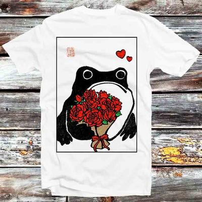 Unimpressed Romantic Frog Limited Edition Matsumoto Hoji Japanese T Shirt B1387