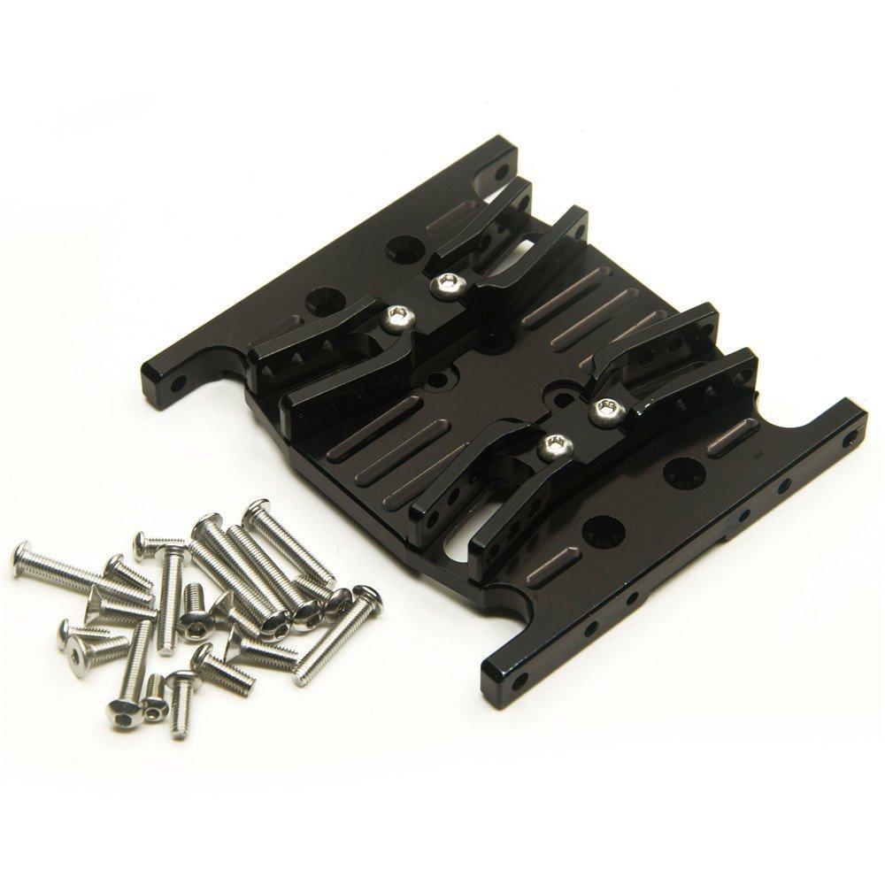 RC Crawler Chassis Brace Set for SCX10 90046 RC Truck (Black)
