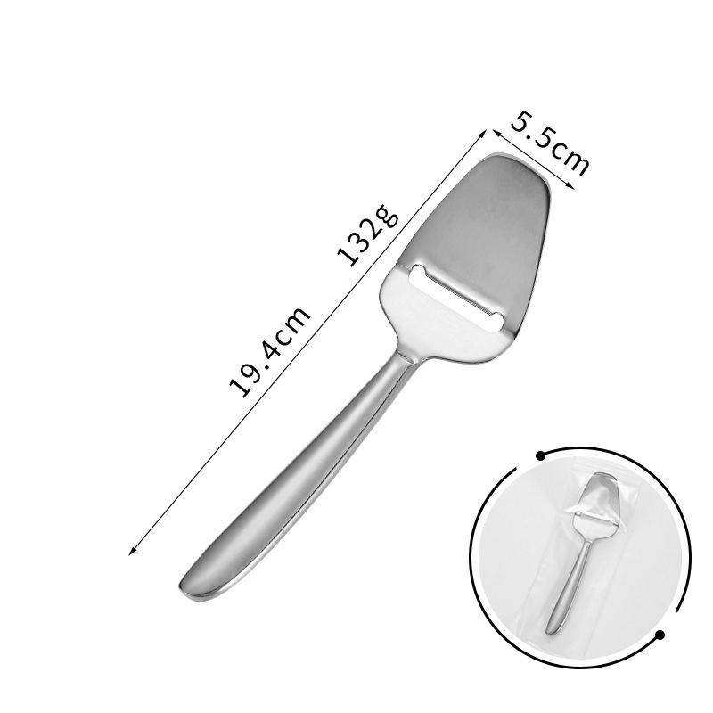 Western Bakery Bread and Butter Knife Stainless Steel Cheese Scraper Cheese Grater Knife Multifunctional Sharp Knife Butter Square Knife