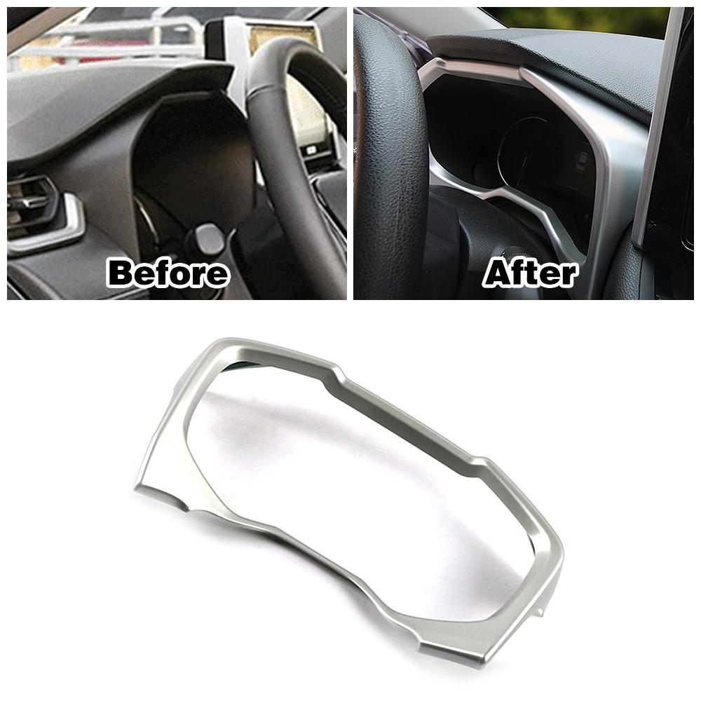 For Toyota Rav 4 Rav4 5 Gen -2023 Interior Moulding Dashboard Central Control Color Change Modify ABS Matte Silver