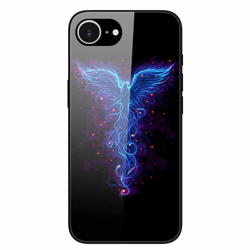 For iPhone 16E 2025 Case Black Bumper Tempered Glass Hard Phone Cases for iPhone16e 16e Back Cover for iPhoneSE SE 2025 Cool New