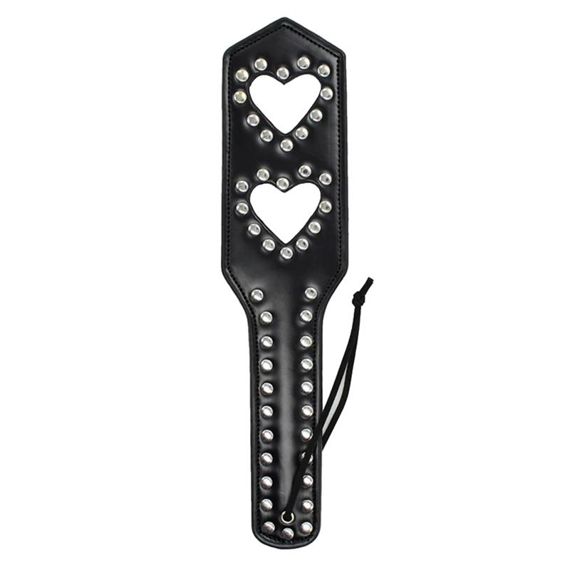 For Women Adult Couples Game Fetish Spanking Paddle BDSM Heart Whips Flirt Slave Bondage Boutique Studded Punk Sex Toys