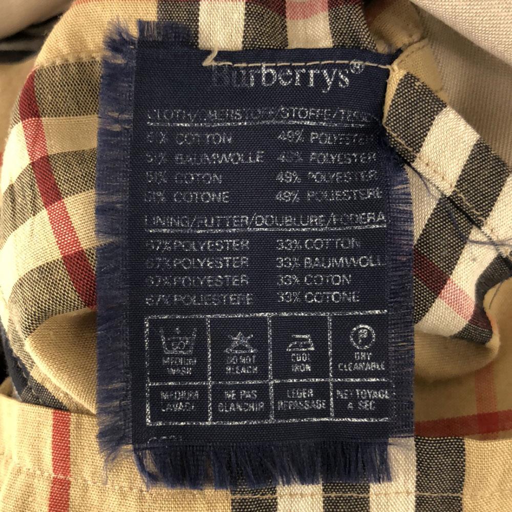 Burberrys 80. léta Vyrobeno v Anglii Vintage Nerezový límcový kabát Pánský Použitý