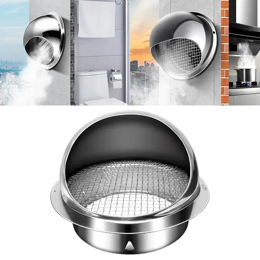 150-200mm For Ducting Ventilation Exhaust Grille Cover Stainless Steel Wall Ceiling Air Vent Outlet Heating Cooling Vents