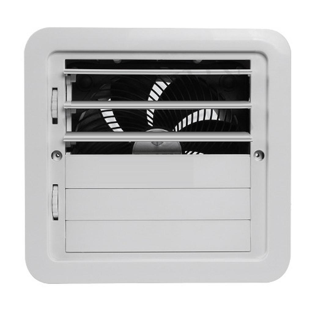 Upgraded RVs Side Vent Fan 3W 12V Vent Fan Low Noise Air Vent Ventilation Exhaust Fan Adjustable for Caravan Motorhome