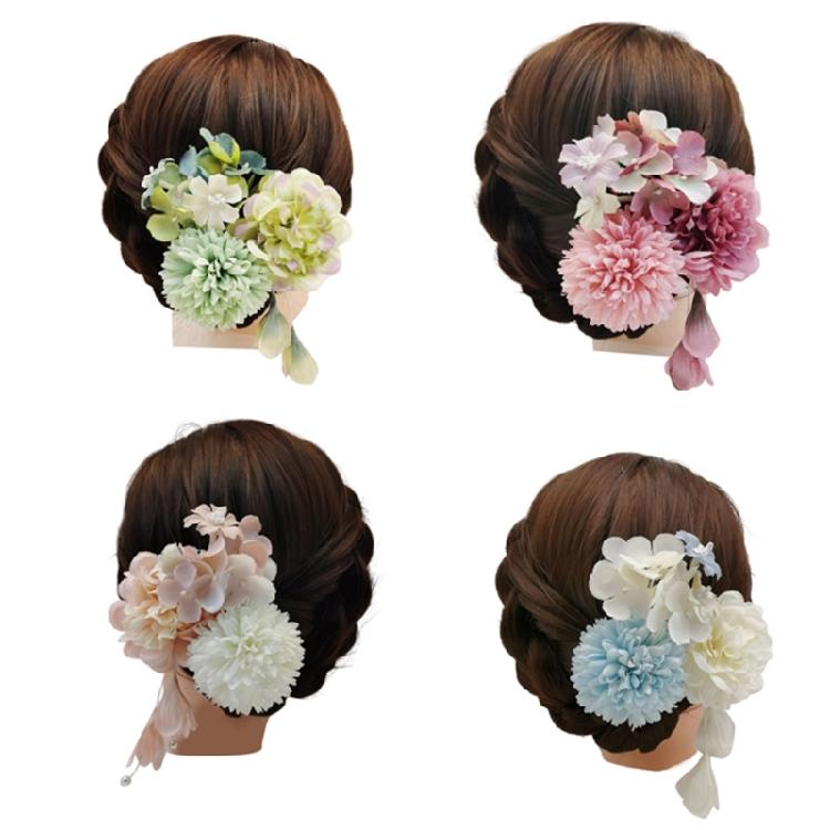 Chinese Style Hair Stick Simulation Flower Hair Pin Comb and Stick Hair Decors