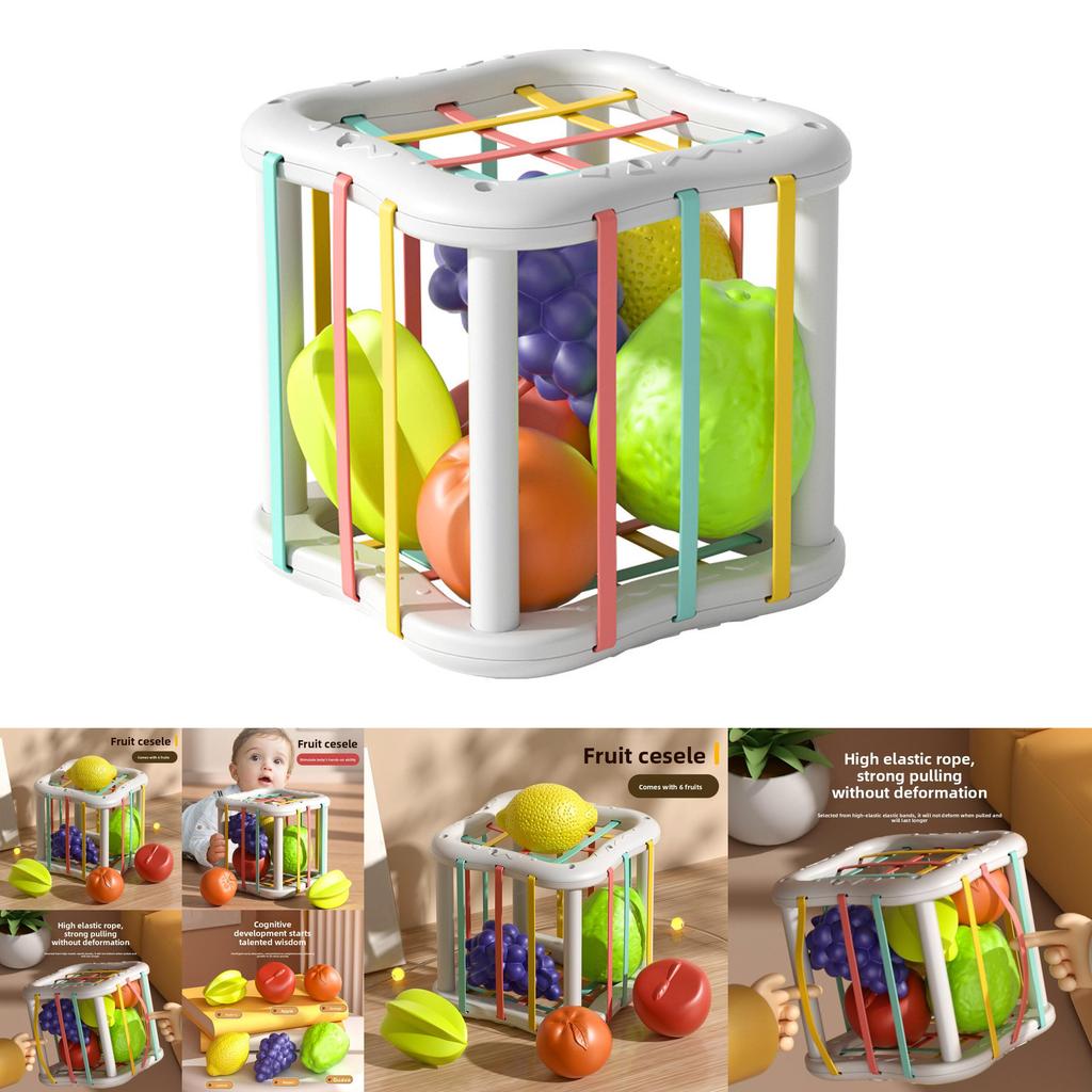 Baby Toy Rainbow Stacking Blocks Educational Hand Motor Skills Development For Toddlers