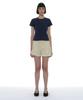 PARTIMENTO WOMEN Pwc Button-Pointed Trunk Shorts Stripe_4 Colors