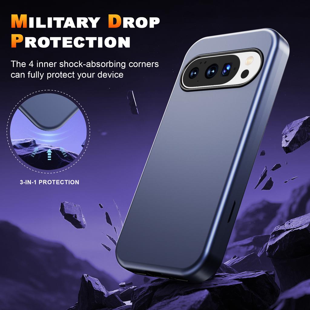 GW03 For Google Pixel 10 Pro XL Case TPU+PC Phone Cover Dual Layer Shockproof