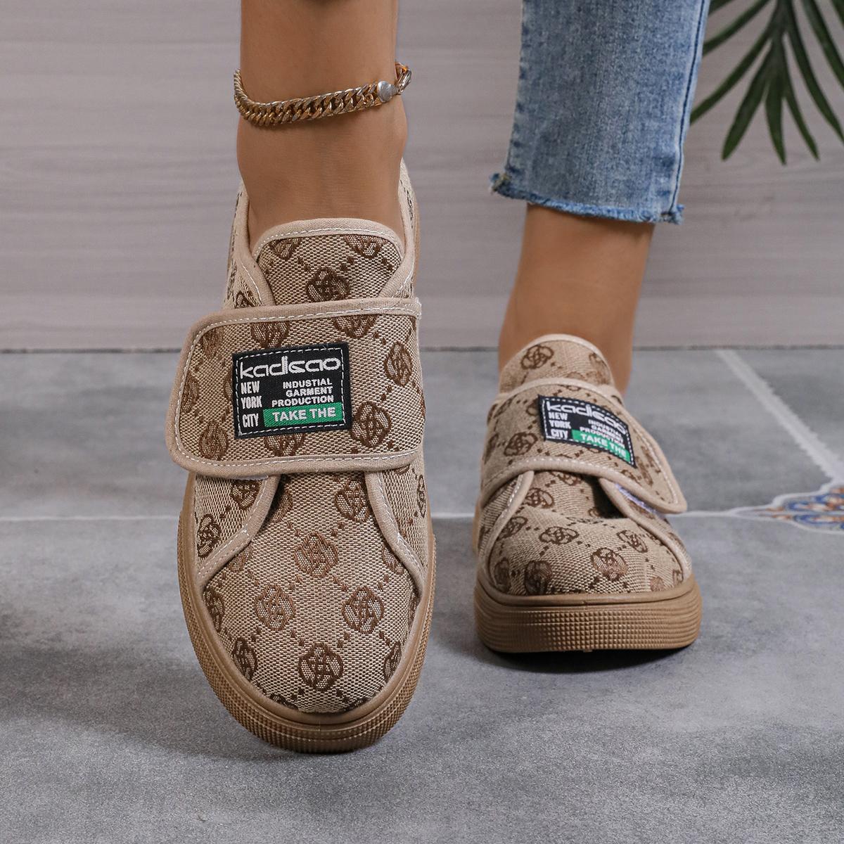 

Мода 2025 Женские Зимние Новые Хлопковые Ботинки Большого Размера Толстая Подошва Низкий Верх Теплые Женские Туфли-Лоферы Модные Трендовые Повседневные Плоские Кроссовки 36 хаки