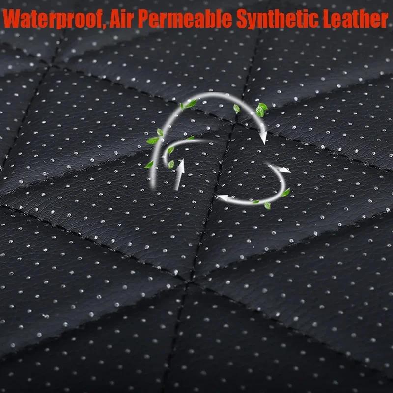 Car Seat Covers, Pu Leather Car Seat Cushions, Car Seat Cushion Protective Covers, Car Seat Cushions, Black Car Parts
