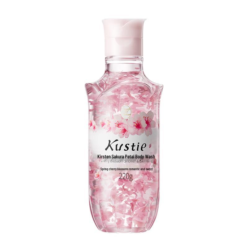 Kustie Cherry Blossom Petal Shower Gel