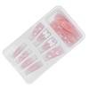 24 Pcs Removable Fake Nail Kit Fashionable Full Cover Artificial False Nails for Women