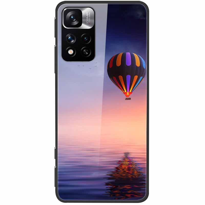 Tempered Glass Case For Xiaomi Redmi Note 11 Pro+ 5G Cover Hard Protective Funda for Redmi Note 11 Pro Plus 5G Soft Bumper 6.67