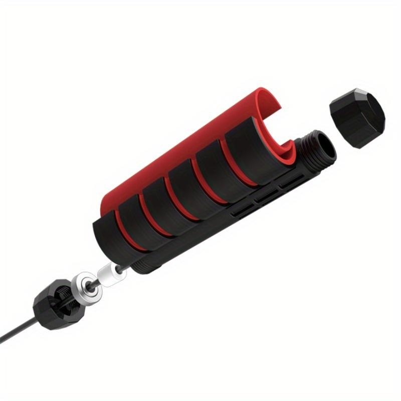 1 ks nastavitelné ocelové švihadlo s pěnovou rukojetí pro fitness, domácí cvičení a hubnutí