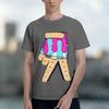 2026 Baseball Ice Cream Graphic Tee Y2k Sport Print For Game Day Sports Lovers Short Sleeve Tshirt
