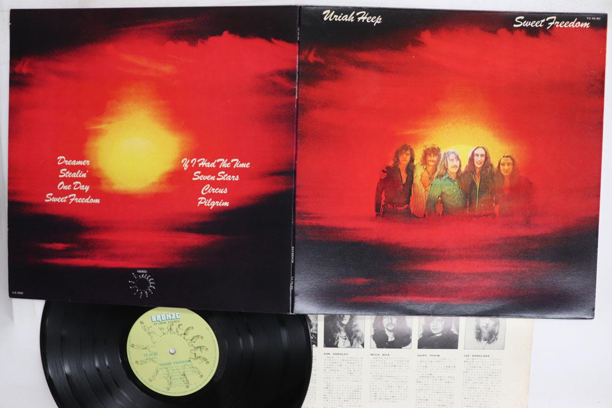 LP Record URIAH HEEP  Sweet Freedom YZ46BZ BRONZE 1973 Japan Rock Used