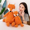 Cute Striped Little Fox Doll Plush Toy Hug Fox Doll Children'S Soothing Ragdoll Birthday Gift