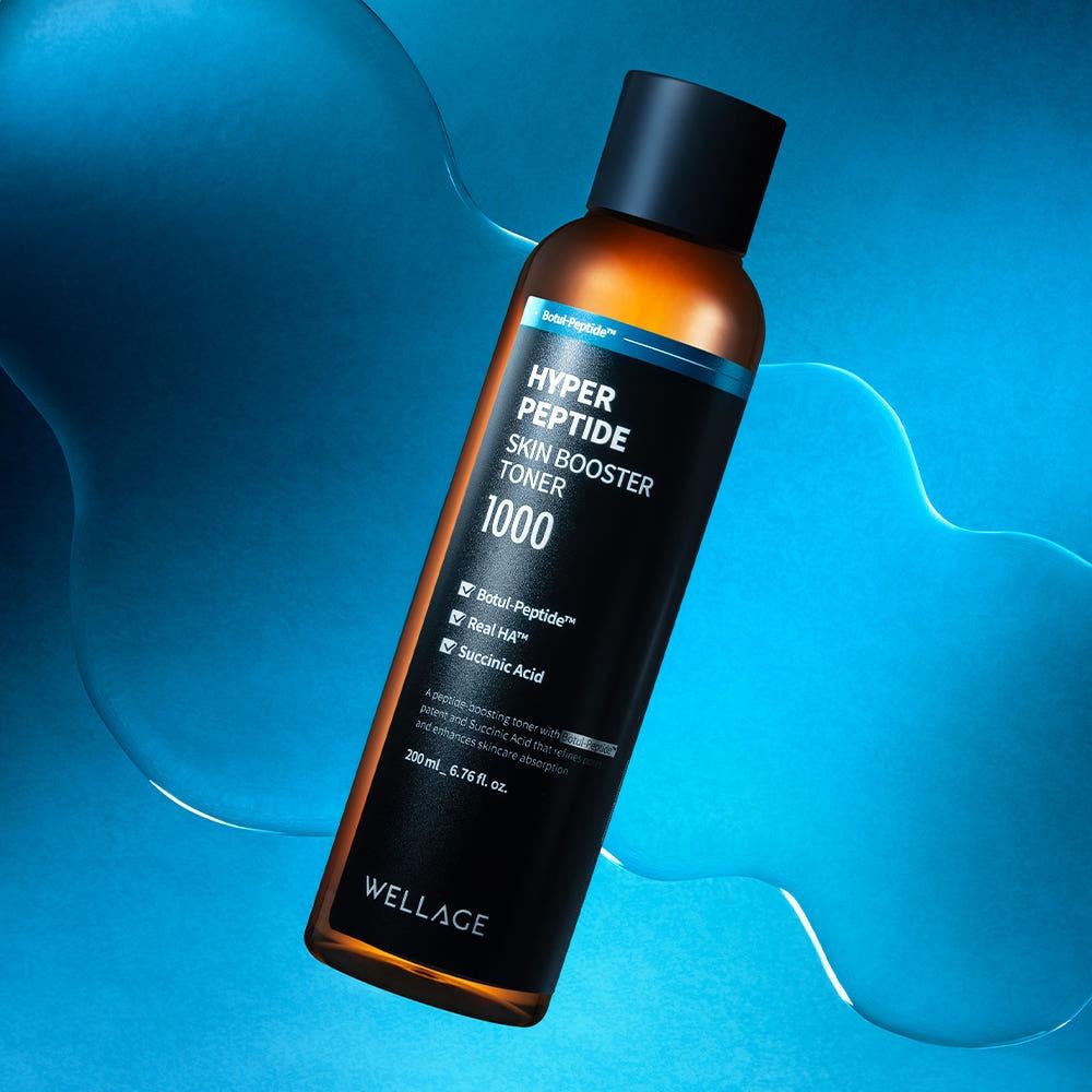 WELLAGE Hyper Peptide Skin Booster Toner Pore Tightening Firming 200ml Korean Facial Toner Skin Elasticity