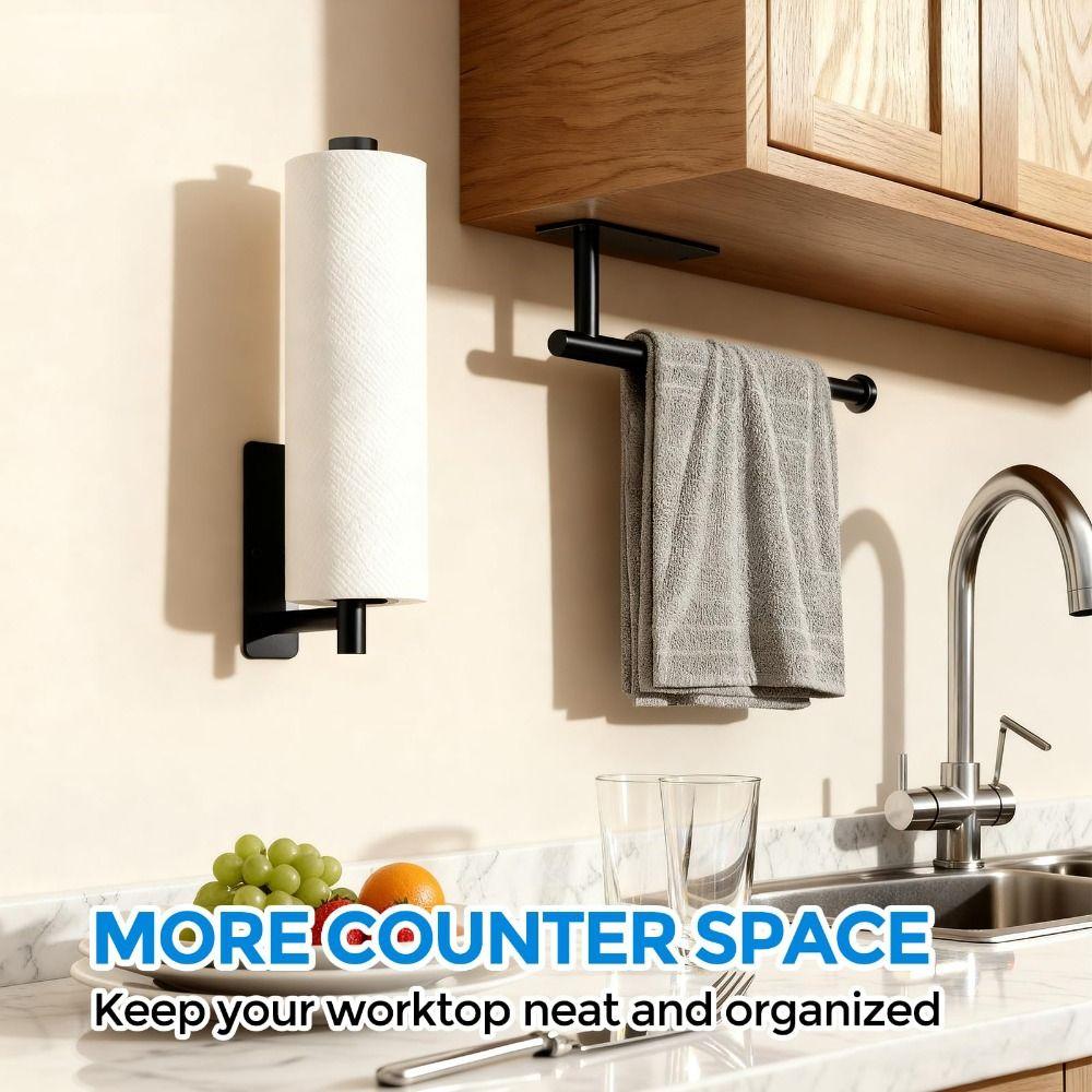 1ks Nerezový držák toaletního papíru Samolepicí Stojan na toaletní papír pro Kuchyň Koupelnu