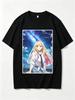2026 New Unisex Crew Neck Casual Short Sleeve Starry Sky School Uniform Marin Kitagawa Anime Print Comfortable Tshirt