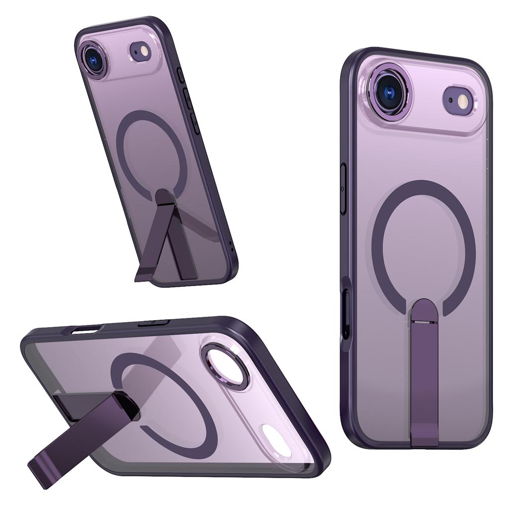 For iPhone Air Case Compatible with MagSafe Kickstand TPU + Acrylic Phone Cover