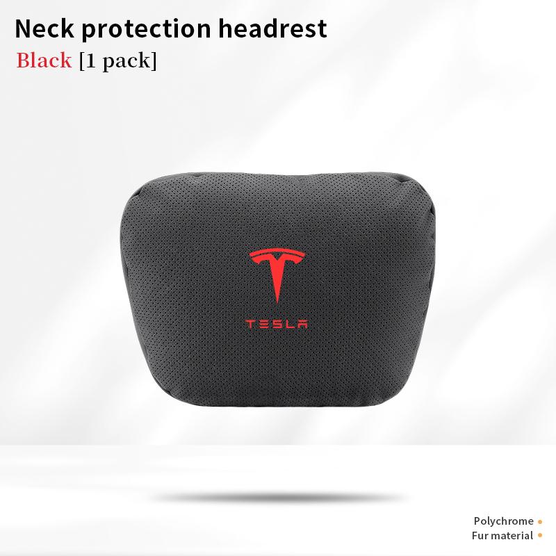 For Tesla Model 3 Model Y Model S Model X Car Headrest Neck Support Seat Soft Neck Pillow Automobile Tesla Interior Accessories