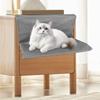 Cat Pet Animal Hanging Bed Easy To Install Pet Cat Stand Bed Pet Sleeping Bed Cats L-shaped Hammock for Cats and Kittens