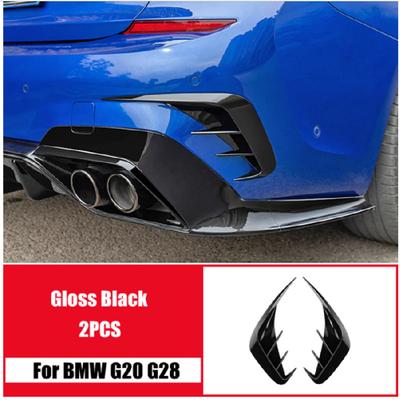 2Pcs Rear Bumper Diffuser Spoiler For Bmw G20 G28 M Sport 318I 320I 330I 2019-2021