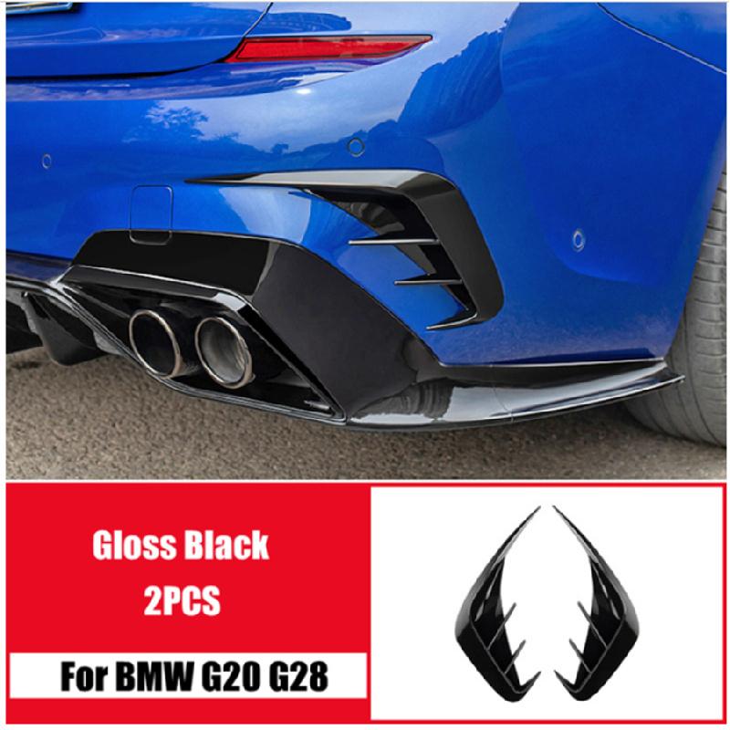

2Pcs Rear Bumper Diffuser Spoiler For Bmw G20 G28 M Sport 318I 320I 330I 2019-2021