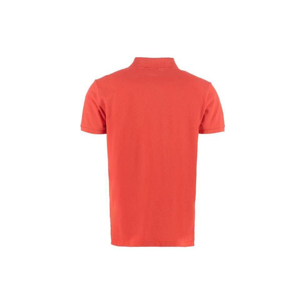 Polo Ralph Lauren SS22 Solid Color Simple Short Sleeve Polo Shirt Men Tops Red 710680784-269
