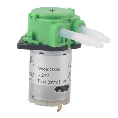 Doseerimispump DIY Peristaltiline Torupea Akvaariumi Labori Keemilise Analüüsi jaoks (roheline 24v 3*5)