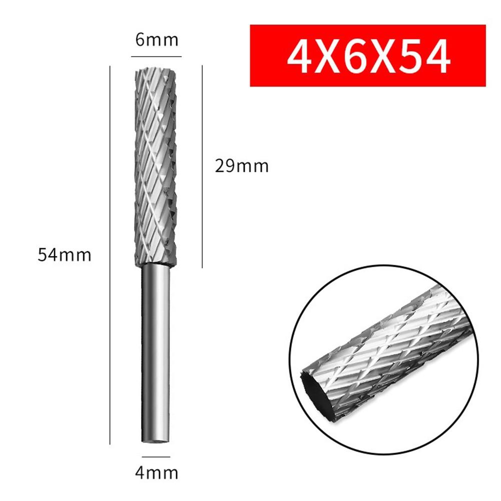 1 Pc Rotary File 4×4×54mm 4×5×54mm 4×5×60mm 4×6×54mm
