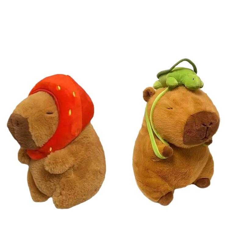 Adorable Capybara Plush Toy Pp Cotton Stuffed Animal Short Plush Water Rat Category 45cm