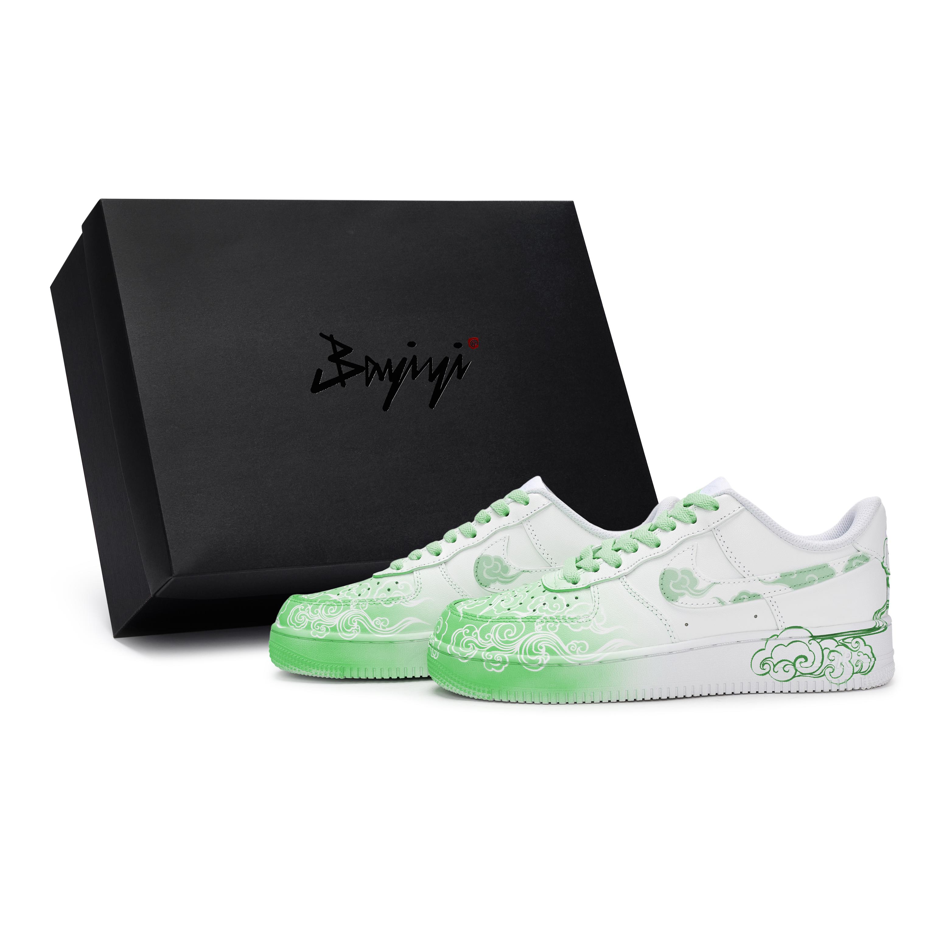 

Nike Air Force 1 Skateboard Shoes Unisex Low Top Green CW2288-111(Team80-S-BOX) 36.5