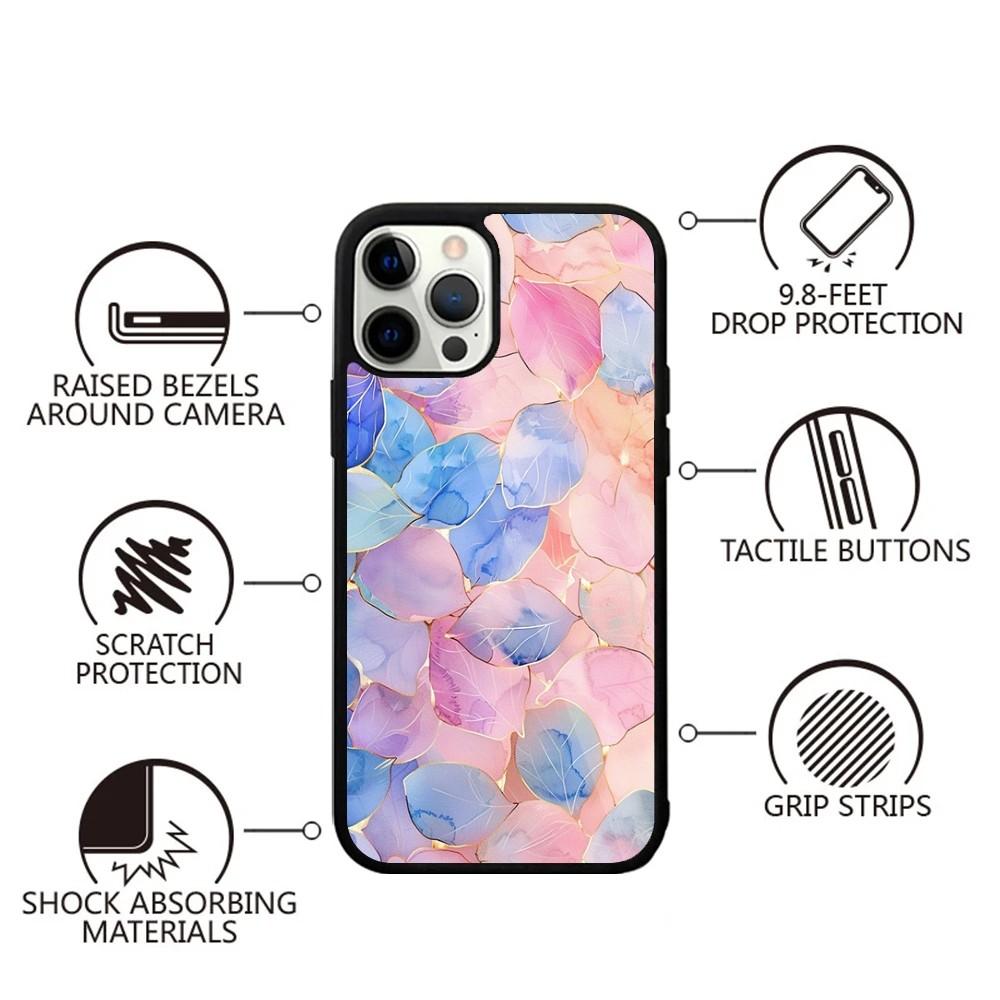 Marble Pattern Art Phone Case For iPhone 16,15,14,13,12,11,Plus,Pro,Max,Mini Magsafe Magnetic Wireless Charging