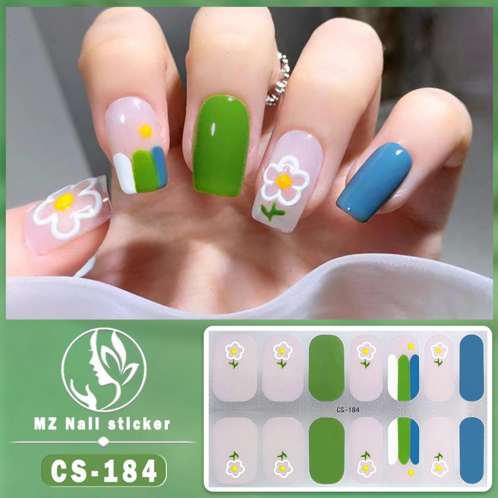 Waterproof No-bake Gel Nail Polish Film Full Sticker Japanese and Korean Style Love Nail Art Film Paper Nail Film Paper Patch