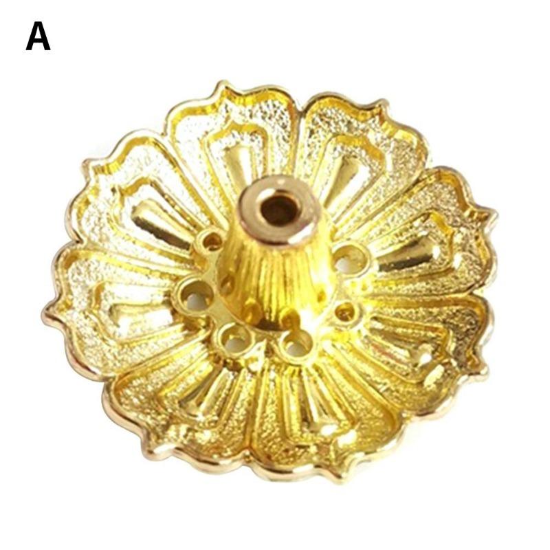 9-дырочный держатель для благовоний-лотоса, многоцелевая тарелка для благовоний-лотоса, ароматический диск-держатель для благовоний, украшение для дома White