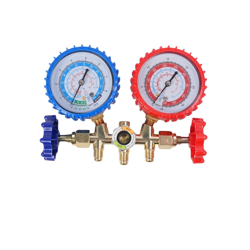 Manifold Meter Set 2 Dial Alloy Diagnostic AC Meter Set Refrigerants Tester for R22 R134A R410 536B and 134 Direct