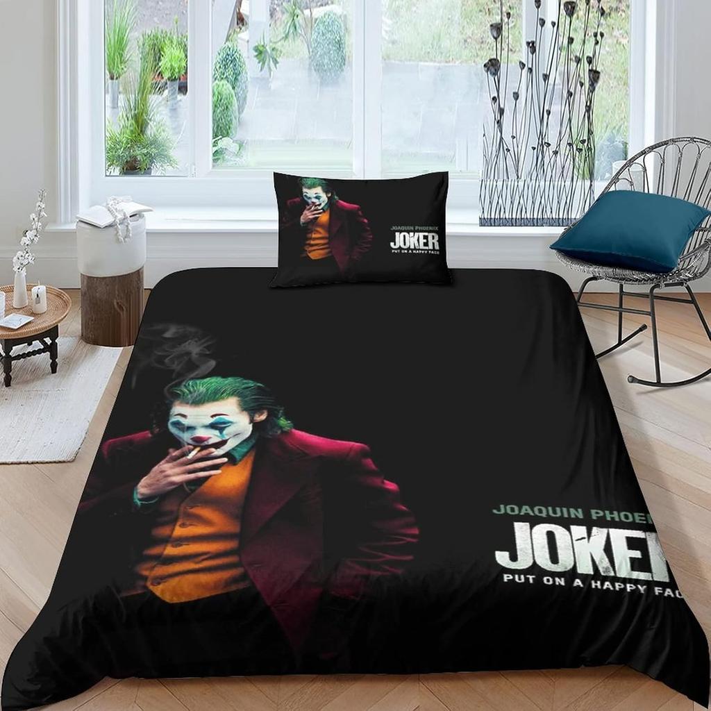 Joker Origin Film Bettwäsche Sets Exquisites Bettwaren Set Joker Romeo Bettdecke Set Bettwäsche Set Luxuriöses Geburtstagsgeschenk