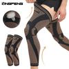 1Pcs Copper Long Knitted Compression Knee Braces Full Leg Sleeves For Men Women Support Exercise