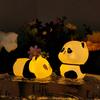 New Panda LED Night Light Living Room Cute Panda Plastic Lamp Bedside Decor Creative Kids Night Light Birthday Gift