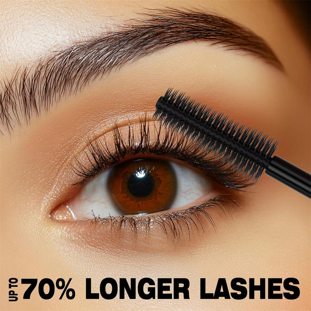 Schwarze wasserfeste Mascara für alle verlängernden Make-up-Produkte Wimpernverlängerung Wimpern Mascara 4D-Effekt Augenkosmetik