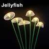 Solar Jellyfish Lights Outdoor Garden Decor Waterproof Firefly Pathway Solar Light for Yard Lawn Balcony Patio