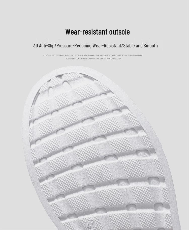Pánské trendy prodyšné bílé ležérní boty s nízkým svrškem na jaro a podzim