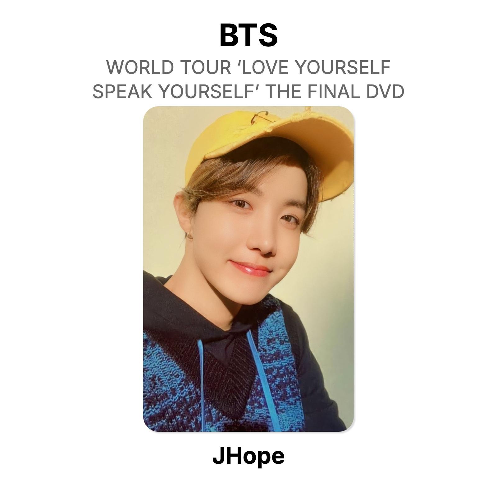МИРОВОЙ ТУР BTS «LOVE YOURSELF» :  SPEAK YOURSELF  ПОСЛЕДНИЙ DVD Официальная фотокарточка J-Hope